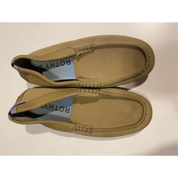 Rothy's Other - Rothy’s Beige Tan Driving Slip On Loafers Size 7.5